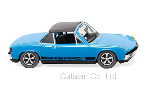 1/87 ե륯 ݥ륷  ֥롼 VW Porsche 914 blue 1969 Wiking 60