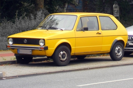 1/87 フォルクスワーゲン ゴルフ 黄色 イエロー VW Golf I