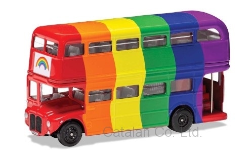 1/64 ɥ Х 󳬷 쥤ܡ AEC London Bus RHD Rainbow 1:64 Corgi 񥵥60