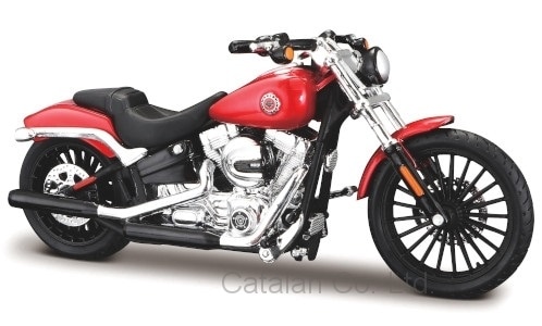 1/18 ハーレーダビットソン ハーレー ブレークアウト 赤 レッド Harley