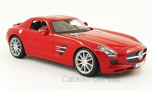 1/18 メルセデス ベンツ レッド 赤 Mercedes SLS AMG C197 metalic red