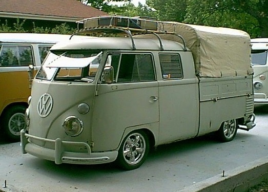 1/24 フォルクスワーゲン ピックアップ トラック ベージュ VW T1