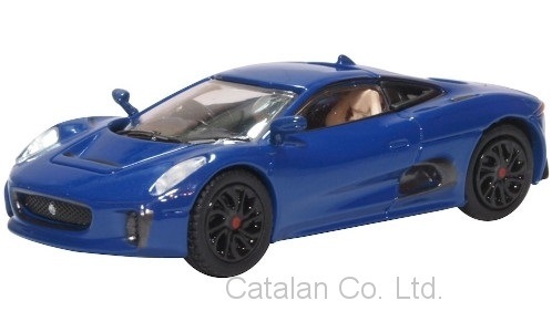 1/76 ジャガー 青 ブルー Jaguar C-X75 metalic blue RHD 1:76 Oxford