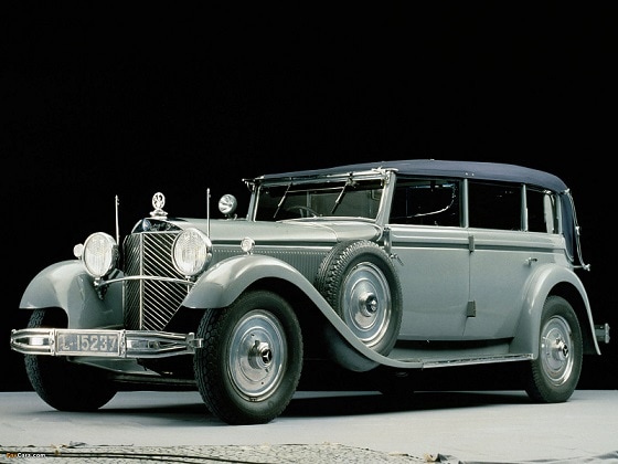 1/87 メルセデス ベンツ グレー Mercedes 770 W07 Closed Convertible