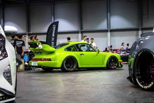 1/43 ポルシェ グリーン 緑 Porsche 911 RWB 930 green RAUH