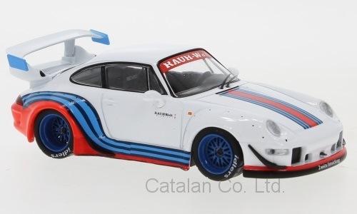 1/43 ポルシェ Porsche 911 RWB 993 white RAUH-Welt 1:43 IXO 梱包