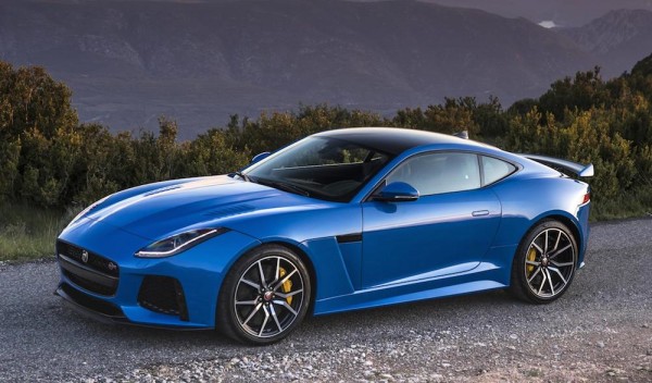 1/43 ジャガー Fタイプ Jaguar F-Type SVR メタリック ブルー ブラック