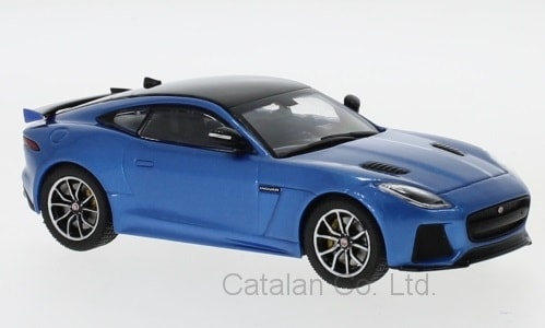 1/43 ジャガー Fタイプ Jaguar F-Type SVR メタリック ブルー ブラック