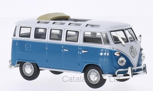 1/43 フォルクスワーゲン バス バン サンバ ブルー ホワイト 青 白 VW