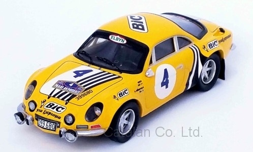 1/43 Ρ ԡ Alpine Renault 1:43 A110 No.4 BIC Rally WM Rally Acropolis Trofeu 60