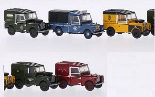 DEFENDER/LAND ROVER ミニチュアセット 5台 1/76 Land Rover ランドローバー 5台セット シリーズ1