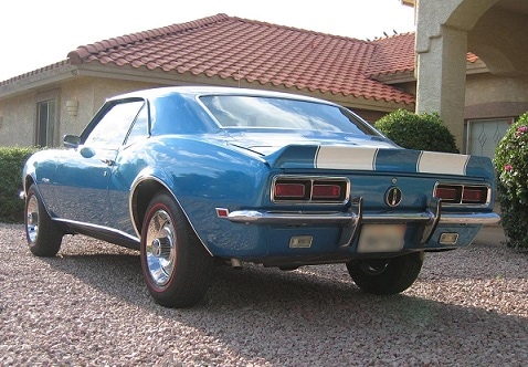 1/24 Chevrolet Camaro Z28 シボレー カマロ 1968 青 ブルー