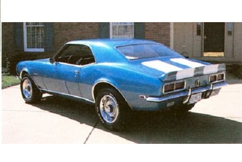 1/43 Chevrolet Camaro Z-28 シボレー カマロ 1967 Z28 青 | ミニカー