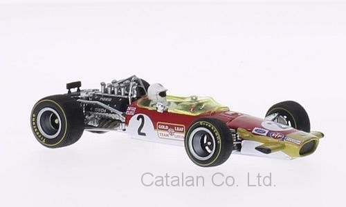 1/43 ロータス モナコグランプリ GP ドライバー付き Lotus 49B No.2
