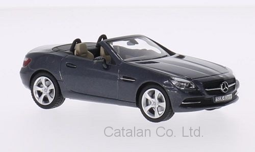 1/43 ベンツディーラー正規モデルミニカーSLK R172 シルバー系