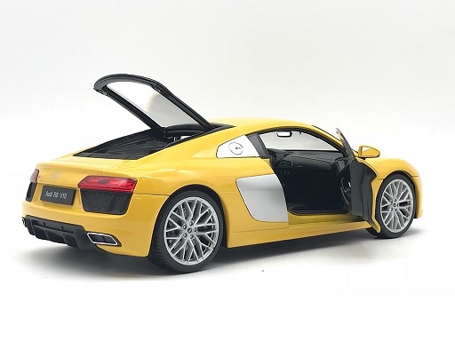 Audi R8 Spyder V10 イエロー ミニカー 1/18 Dealer Edition Audi R8 V10 Plus Spyder (Yellow) Diecast