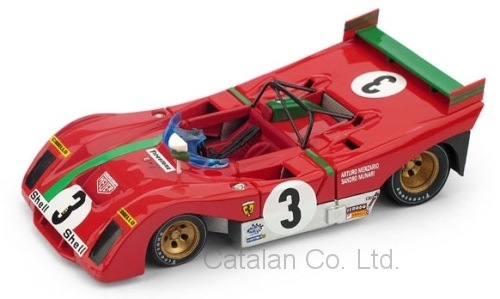 1/43 フェラーリー タルガフローリオ Ferrari 312PB No.3 Targa Florio