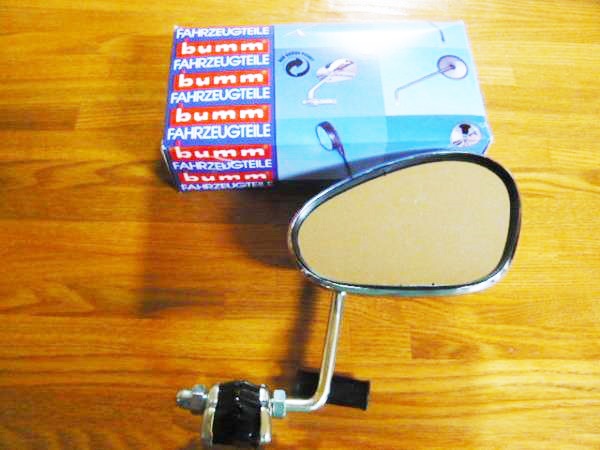ベスパ Vespa キドニー リバー Bumm ミラー 右 レッグシールド