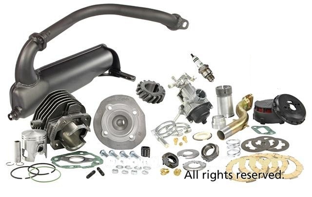 vespa ベスパ50s用　ポリーニ75ccボアアップキット　品物だけ 正規品】ポリーニ(Polini)ヘッド付ボアアップ47mm/75cc ベスパ