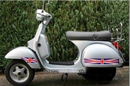 Vespa ベスパ PX P ステッカー セット ユニオンジャック Mod's-ミニカーショップCATALAN