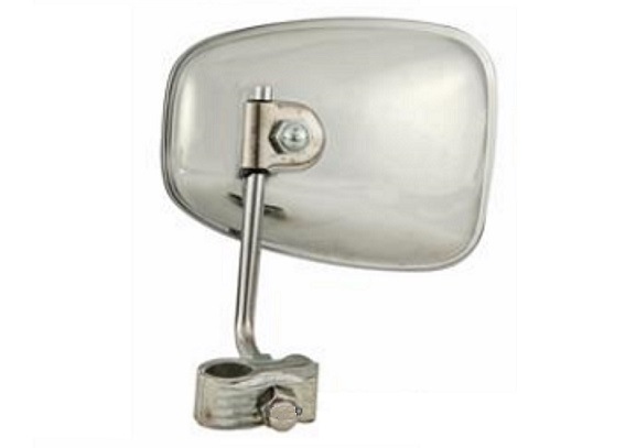ベスパ　50s スモール　ミラー　左右セット Mirror for Vespa Lambretta スクエアミラー 左右兼用 ベスパ