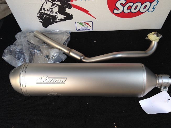 ジレラランナーVXR200レオビンチマフラー 140サイズ GILERA RUNNER VX ST ランナー レオビンチ マフラー 4