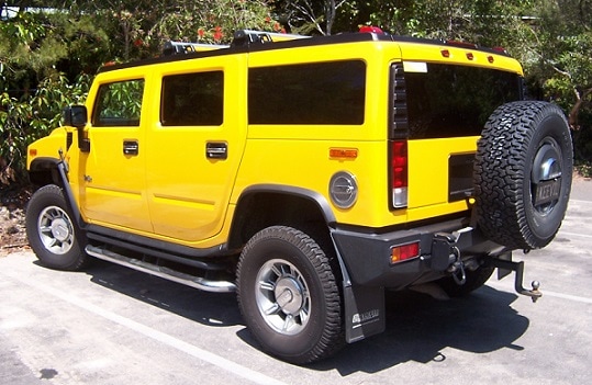 1/24 ハマー 黄色 イエロー Hummer H2 Station Wagon yellow 2003 1:24