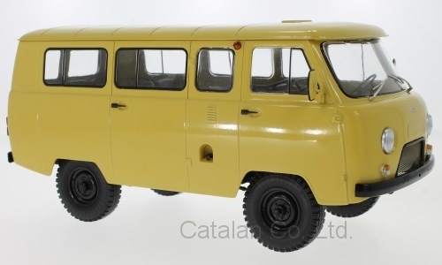 1/18 ワズ バン ミニバス イエロー 黄 UAZ 452V Minibus 2206 梱包