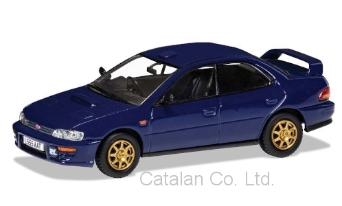 1/43 スバル インプレッサ ブルー 青 Subaru Impreza WRX Type RA STi