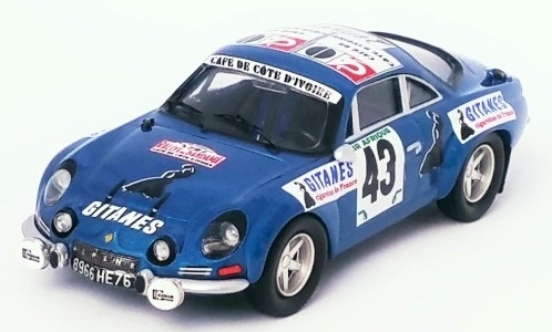 1/43 ԡ Ρ ꡼ Alpine Renault A110 No.43 Gitanes Rally Bandama S.Mehta M.Doughty 1:43 Trofeu 񥵥60