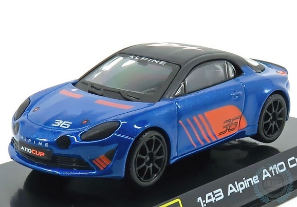 1/43 ルノー アルピーヌ カップ メタリック ブルー Alpine A110