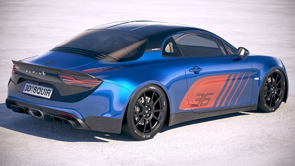 1/43 ルノー アルピーヌ カップ メタリック ブルー Alpine A110 Cup