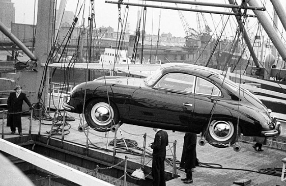 1/43 ポルシェ 黒 ブラック Porsche 356 Gmund Coupe black 1949