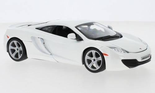 1/24 ޥ顼  ۥ磻 McLaren MP4-12C metallic white 2016 1:24 Bburago 񥵥60