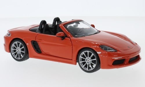 1/24 ポルシェ ボクスター オレンジ Porsche 718 Boxter orange 1:24
