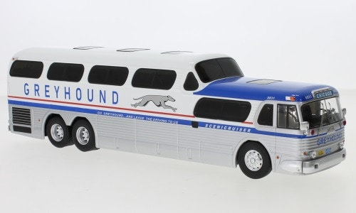 1/18 GMC シーニクルーザー グレイハウンド 白 銀 ホワイト