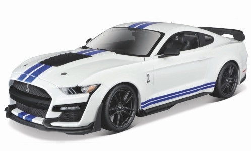 1/18 ե ॹ ޥ ӡ  ۥ磻 Ford Mustang Shelby GT500 white blue 2020 1:18 Maisto 񥵥80