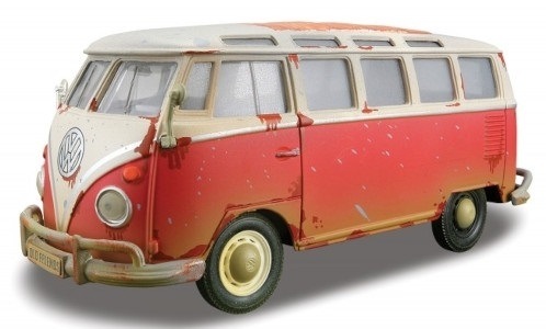 1/24 フォルクスワーゲン サンバ バス ウェザリング VW T1 Samba red