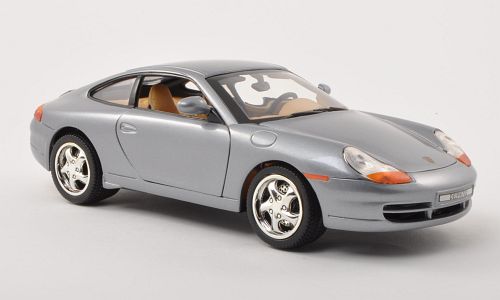 1/18 ポルシェ シルバー 銀 Porsche 911 996 Carrera grey 1:18