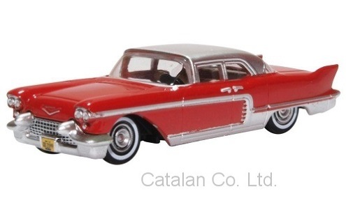 1/87 キャデラック エルドラド ブローアム 赤 銀 レッド シルバー