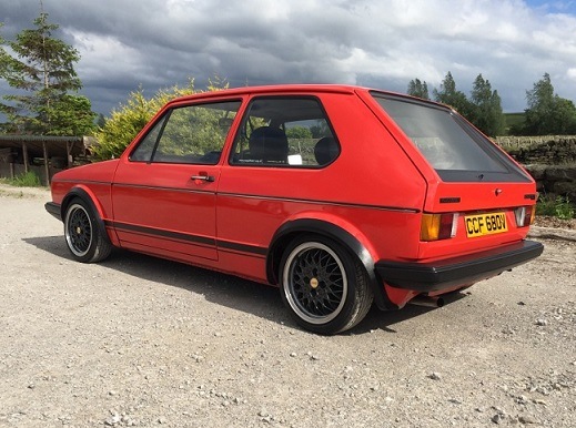 1/24 フォルクスワーゲン ゴルフ 赤 レッド VW Golf MKI GTI red