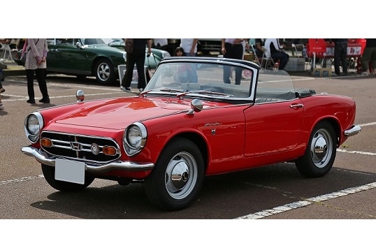 Honda S800 Black ホンダS800ブラックVITESSE 1/43 Vitesse 1/43 Scale V98059 - Honda S800 Closed Convertible