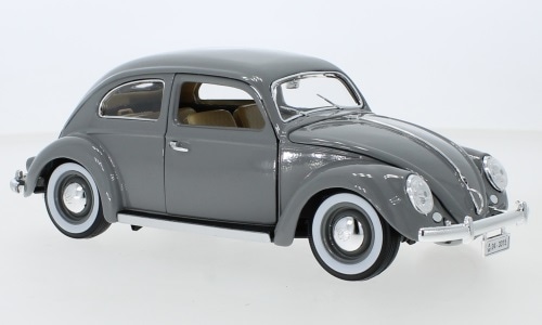 1/18 ե륯 ӡȥ 졼  Х ɥ VW Beetle grey 1955 oval window 1:18 Bburago 񥵥80