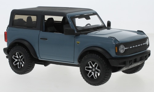 1/24 ե ֥ Хåɥ ֥롼  Ford Bronco Badlands blue matt black 1:24 2021 Maisto 񥵥60