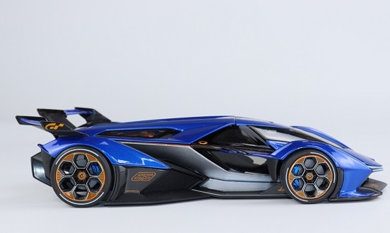 マイスト 1/18 ランボ V12 グランツーリスモ 青 マイスト 1/18 ランボ V12 グランツーリスモ 青の通販 by