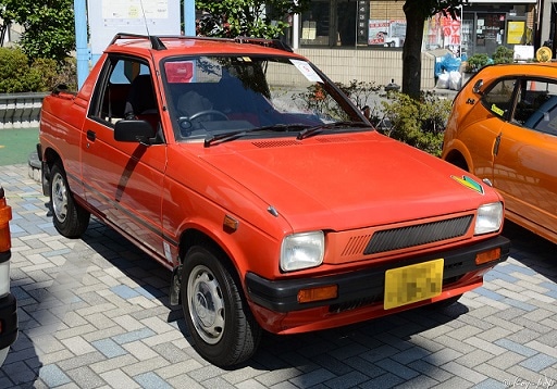 1/43 スズキ マイティボーイ 赤 レッド Suzuki Mighty Boy red RHD