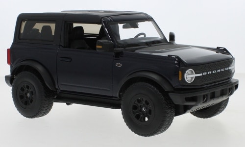 1/18 ե ֥ 磻ɥȥå ֥롼 Maisto Ford Bronco Wildtrak metallic-dark blue matt-black 2021 1:18  񥵥80