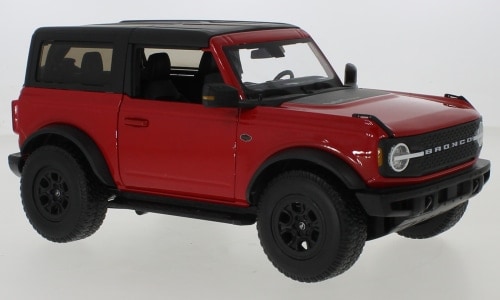 1/18 ե ֥ 磻ɥȥå   å ֥å Maisto Ford Bronco Wildtrak red matt-black 2021 1:18  񥵥80