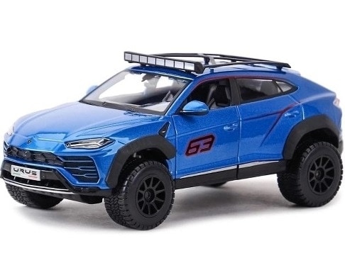 1/24 ܥ륮 륹 ֥롼  ե Maisto Lamborghini 1:24 Urus metallic-blau Dekor 1:24 񥵥80