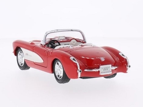 1/24 シボレー シヴォレー コルベット Welly Chevrolet Corvette 赤 白